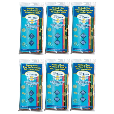 Spectra Deluxe Bleeding Art Tissue, 20 Colors, 20 x 30, PK120 P0058506